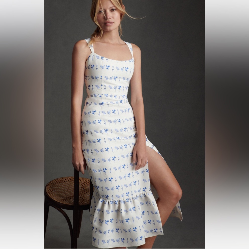 SACHIN & BABI ELIZA CHINOISERIE MIDI DRESS size 12